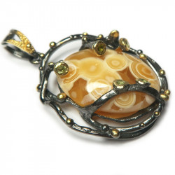 Кулон с агатом 229-ak