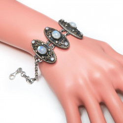 Браслет с лунным камнем 290-eb