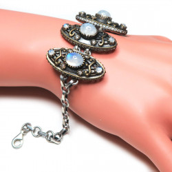 Браслет с лунным камнем 290-eb