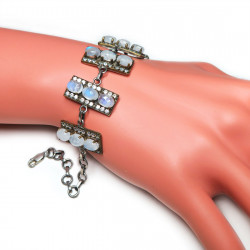 Браслет с лунным камнем 291-eb