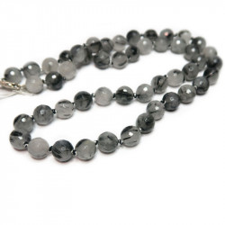 Бусы из рутилового кварца 396-no