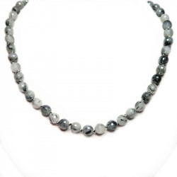 Бусы из рутилового кварца 396-no