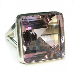 Кольцо с аметистом 454-amr