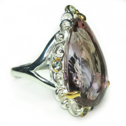 Кольцо с аметистом 479-amr