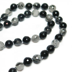 Бусы из рутилового кварца 485-no