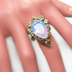 Кольцо с аметистом 486-amr