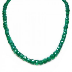 Бусы из зеленого оникса 666-eo
