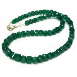 Бусы из зеленого оникса 666-eo Бусы из зеленого оникса 666-eo