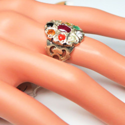 Кольцо самоцветами 751-er