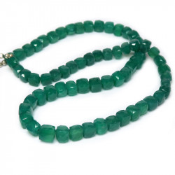 Бусы из зеленого оникса 772-eo Бусы из зеленого оникса 772-eo