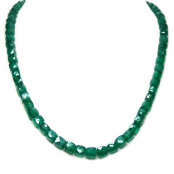Бусы из зеленого оникса 772-eo