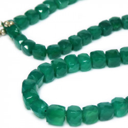 Бусы из зеленого оникса 774-eo