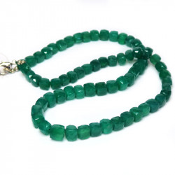 Бусы из зеленого оникса 774-eo