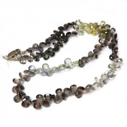 Бусы из лунного камня 785-eo