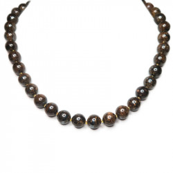 Бусы из бронзита 790-no Бусы из бронзита 790-no