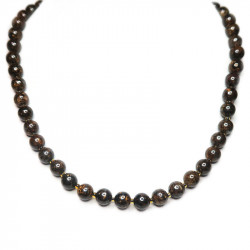 Бусы из бронзита 791-no Бусы из бронзита 791-no