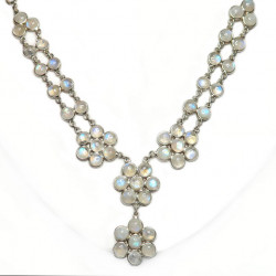 Колье с лунным камнем 896-eo