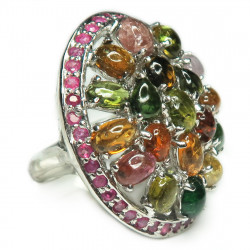 Кольцо с турмалином 899-er