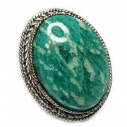 Кольцо с амазонитом 907-nr