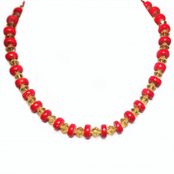 Бусы из красного коралла 059-ko
