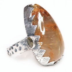 Кольцо с рутиловым кварцем 1023-nr