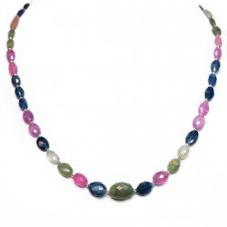 Бусы из сапфира 1052-eo Бусы из сапфира 1052-eo