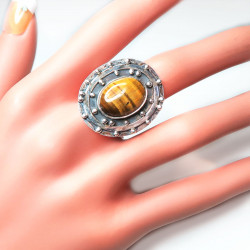Кольцо с тигровым глазом 1304-nr Кольцо с тигровым глазом 1304-nr