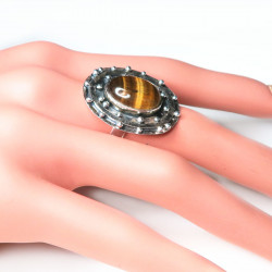 Кольцо с тигровым глазом 1304-nr Кольцо с тигровым глазом 1304-nr