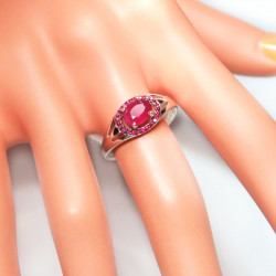 Комплект с рубином 1636-ekm