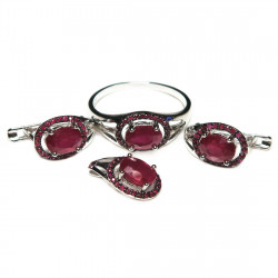 Комплект с рубином 1636-ekm Комплект с рубином 1636-ekm