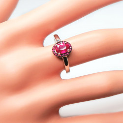 Комплект с рубином 1637-ekm