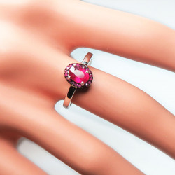 Комплект с рубином 1637-ekm