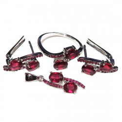Комплект с рубином 1638-ekm Комплект с рубином 1638-ekm