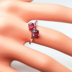 Комплект с рубином 1638-ekm