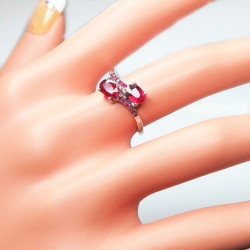 Комплект с рубином 1638-ekm