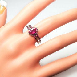Комплект с рубином 1639-ekm
