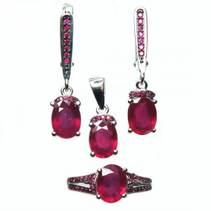 Комплект с рубином 1640-ekm Комплект с рубином 1640-ekm