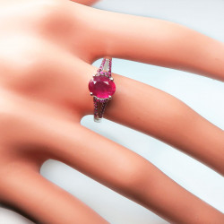Комплект с рубином 1640-ekm