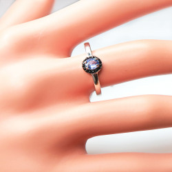 Комплект с танзанитом и сапфиром 1648-ekm Комплект с танзанитом и сапфиром 1648-ekm