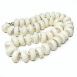 Бусы из белого коралла 177-ko