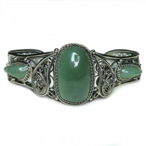Браслет с нефритом 443-nb