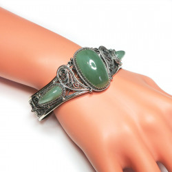 Браслет с нефритом 443-nb