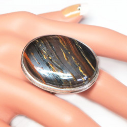 Кольцо с джеспилитом 863-nr