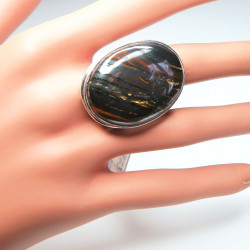 Кольцо с джеспилитом 863-nr