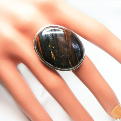 Кольцо с джеспилитом 863-nr