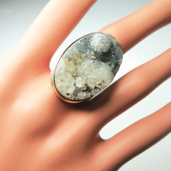 Кольцо с кристаллом агата 288-ar