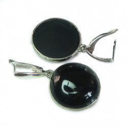 Комплект с черным турмалином (шерл) 097-tuk
