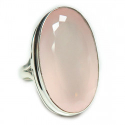 Кольцо с розовым кварцем 1630-nr