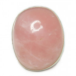 Кольцо с розовым кварцем 1614-nr