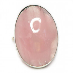 Кольцо с розовым кварцем 1563-nr